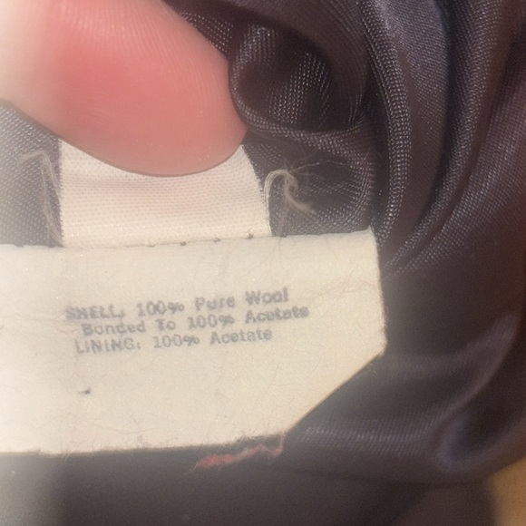 Vintage Authentic Mackintosh Wool Pea Coat Womens Size 10 - Picture 8 of 8